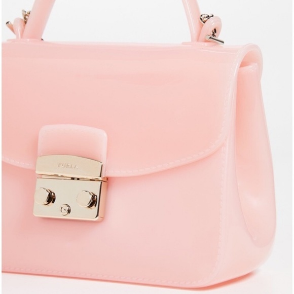 FURLA Candy Meringa Mini Crossbody Rosa Chia Purse - Picture 3 of 8